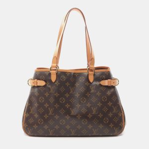 Louis Vuitton Batignolles Horizontal Brown Monogram Canvas Shoulder Bag, Tote Handbags - Luxury Closet catalog