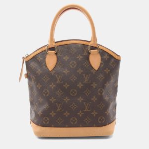 Louis Vuitton Lockit Brown Game On Monogram Canvas Handbag, Satchels - Luxury Closet catalog