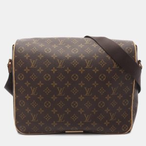Louis Vuitton Abbesses Monogram Leather Brown Shoulder Bag, Handbags - Luxury Closet catalog