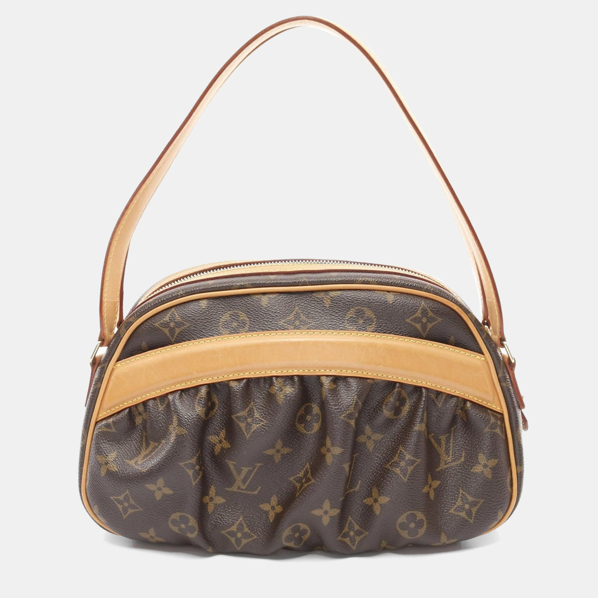 Louis Vuitton Clara Brown Monogram Leather Shoulder Bag, Handbags - Luxury Closet catalog