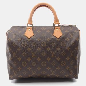 Louis Vuitton Speedy 30 Brown Monogram Leather Handbag, Handbags - Luxury Closet catalog