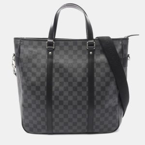 Louis Vuitton Tadao Black Damier Graphite Tote Bag, Tote Handbags - Luxury Closet catalog