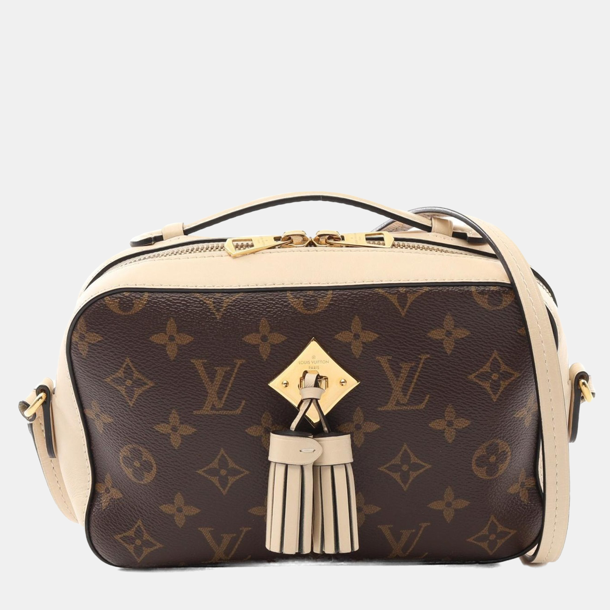 Louis Vuitton Saintonge Brown Monogram Leather Shoulder Bag, Handbags - Luxury Closet catalog