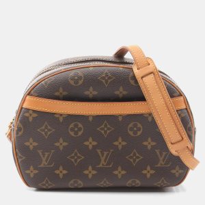 Louis Vuitton Blois Brown Monogram Leather Shoulder Bag, Handbags - Luxury Closet catalog