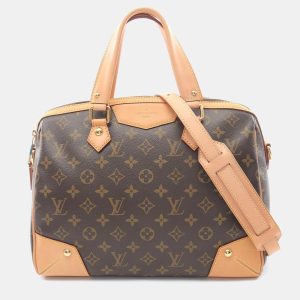 Louis Vuitton Retiro PM Brown Monogram Canvas Shoulder Bag, Tote Handbags - Luxury Closet catalog
