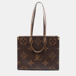 Louis Vuitton Monogram Giant Reverse Canvas On-The-Go Tote GM, Tote Handbags - Luxury Closet catalog