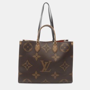 Louis Vuitton On-The-Go GM Brown Monogram Canvas Shoulder Bag, Tote Handbags - Luxury Closet catalog