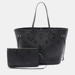 Louis Vuitton Neverfull MM Noir Monogram Empreinte Leather Tote Bag, Tote Handbags - Luxury Closet catalog