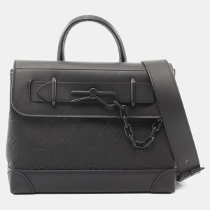 Louis Vuitton Steamer PM Black Monogram Taurillon Leather Shoulder Bag, Tote Handbags - Luxury Closet catalog