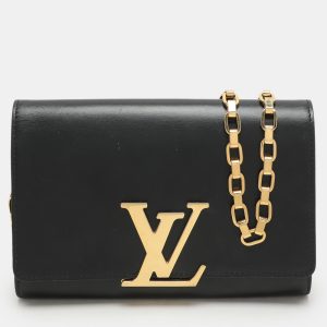 Louis Vuitton Black Leather Chain Louise GM Bag, Shoulder Bags - Luxury Closet catalog