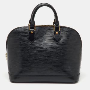 Louis Vuitton Black Epi Leather Alma PM Bag, Satchels - Luxury Closet catalog