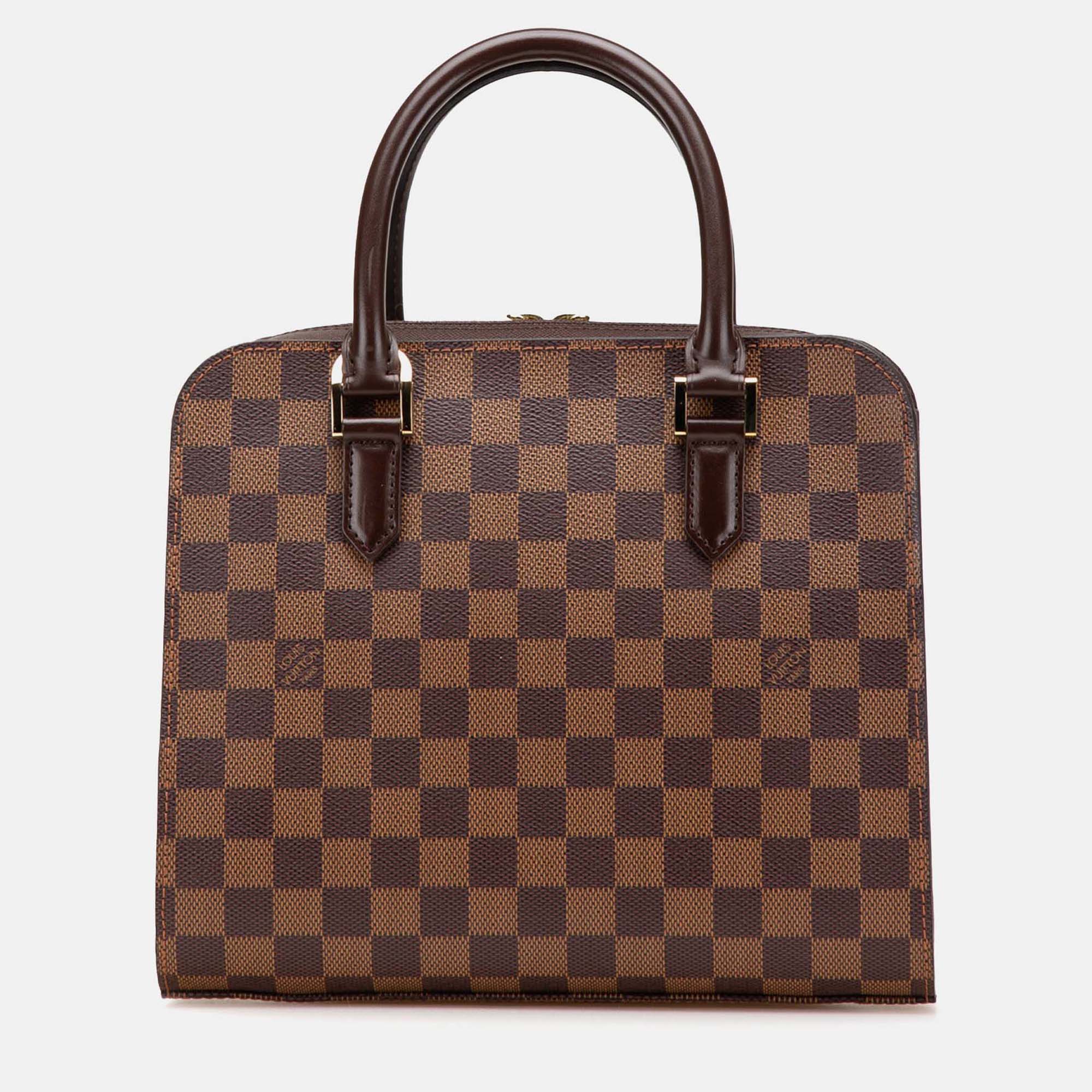 Louis Vuitton Brown Damier Ebene Triana, Satchels - Luxury Closet catalog