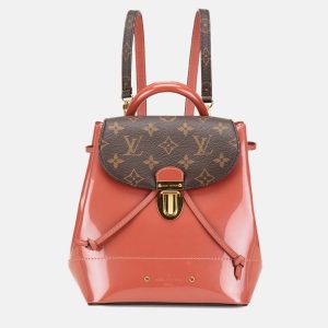 Louis Vuitton Brown Pink Monogram Vernis Hot Springs, Backpacks - Luxury Closet catalog