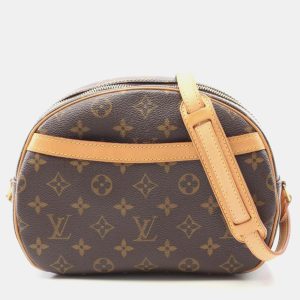Louis Vuitton Blois Brown Monogram Canvas Shoulder Bag, Handbags - Luxury Closet catalog