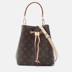 Louis Vuitton Neonoe BB Brown Coated Canvas Leather Shoulder Bag, Handbags - Luxury Closet catalog