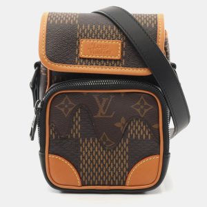 Louis Vuitton Nigo Amazon Brown Black Coated Canvas Leather Shoulder Bag, Shoulder Bags - Luxury Closet catalog