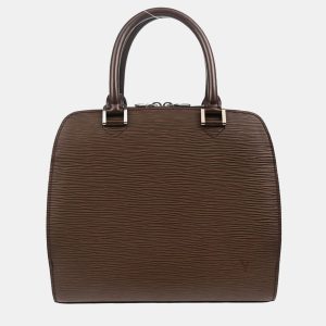 Louis Vuitton Brown Epi Pont Neuf Handbag, Satchels - Luxury Closet catalog