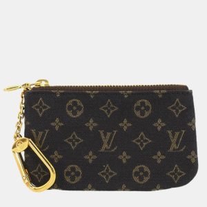 Louis Vuitton Pochette Brown Monogram Mini Lin Canvas Coin Purse, Handbags - Luxury Closet catalog