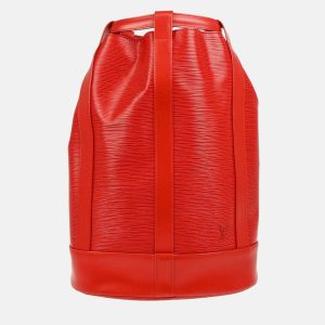 Louis Vuitton Red Epi Randonnee PM Bucket Shoulder Bag, Handbags - Luxury Closet catalog