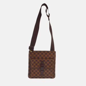 Louis Vuitton Pochette Melville Brown Damier Ebene Canvas Shoulder Bag, Handbags - Luxury Closet catalog