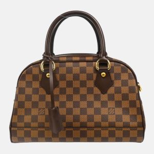 Louis Vuitton Duomo Brown Damier Ebene Canvas Top Handle Bag, Satchels - Luxury Closet catalog