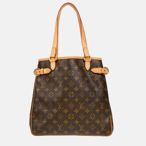 Louis Vuitton Batignolles Brown Monogram Vertical Tote Bag, Tote Handbags - Luxury Closet catalog