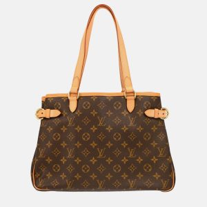Louis Vuitton Batignolles Brown Monogram Horizontal Tote Bag, Tote Handbags - Luxury Closet catalog