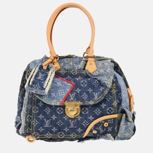 Louis Vuitton Patchwork Blue Monogram Denim Shoulder Bag, Handbags - Luxury Closet catalog