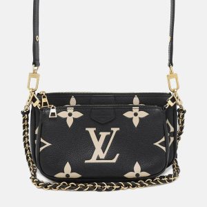 Louis Vuitton Multi Pochette Accessoires Black Monogram Empreinte Shoulder Bag, Handbags - Luxury Closet catalog