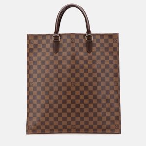 Louis Vuitton Brown Damier Ebene Sac Plat, Tote Handbags - Luxury Closet catalog