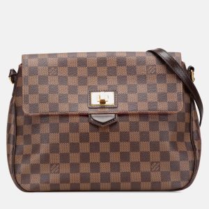 Louis Vuitton Brown Damiere Ebene Besace Rosebery, Shoulder Bags - Luxury Closet catalog