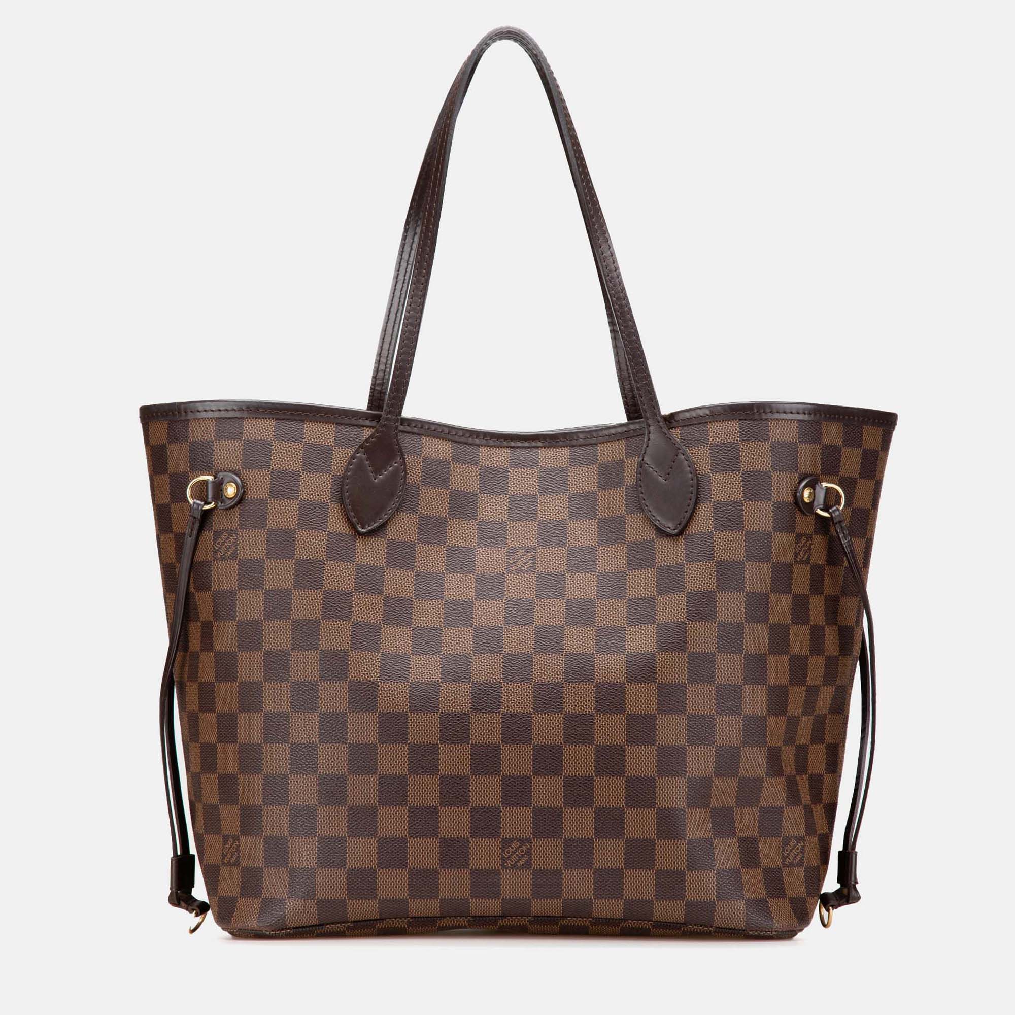 Louis Vuitton Brown Damier Ebene Neverfull MM, Tote Handbags - Luxury Closet catalog