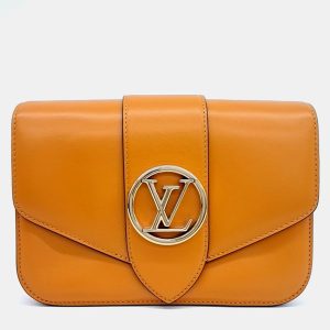 Louis Vuitton Orange Leather Pont Neuf Soft MM bag, Handbags - Luxury Closet catalog