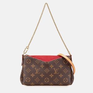 Louis Vuitton Brown Monogram Pallas Clutch, Satchels - Luxury Closet catalog