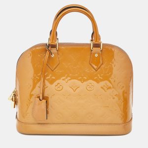 Louis Vuitton Beige Poudre Monogram Vernis Alma PM Bag, Satchels - Luxury Closet catalog