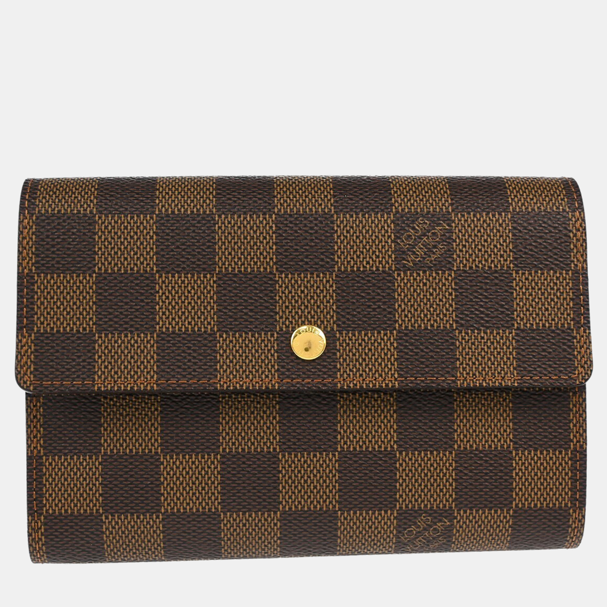 Louis Vuitton Damier Ebene Canvas Wallet, Wallets & Money Clips - Luxury Closet catalog