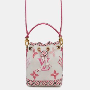Louis Vuitton Nano Noe Rose Monogram Canvas Shoulder Bag, Handbags - Luxury Closet catalog