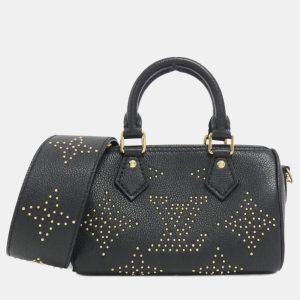 Louis Vuitton Nano Speedy Black Monogram Empreinte Leather Shoulder Bag, Handbags - Luxury Closet catalog