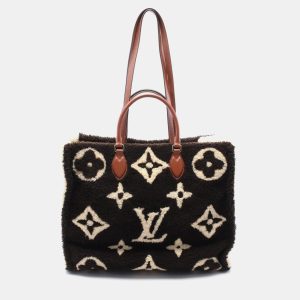 Louis Vuitton OnTheGo GM Brown Beige Shearling Tote Bag, Tote Handbags - Luxury Closet catalog