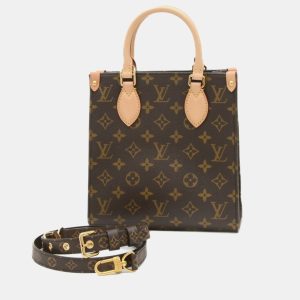 Louis Vuitton Sac Plat BB Brown Monogram Canvas Shoulder Bag, Tote Handbags - Luxury Closet catalog