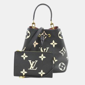 Louis Vuitton Neonoe MM Black/Beige Monogram Empreinte Leather Shoulder Bag, Satchels - Luxury Closet catalog