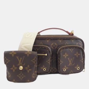 Louis Vuitton Utility Brown Monogram Canvas Shoulder Bag, Handbags - Luxury Closet catalog