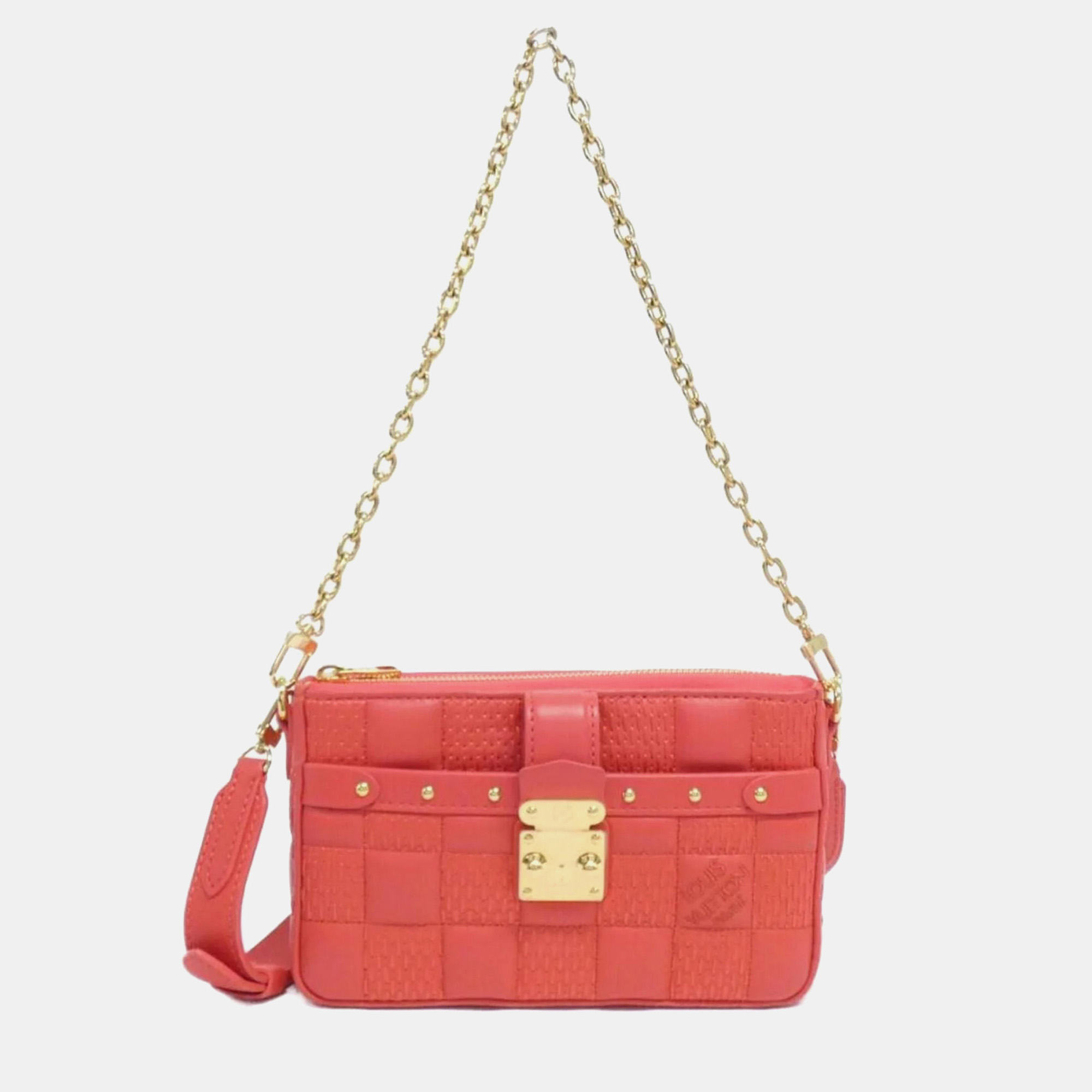 Louis Vuitton Troca PM Rose Monogram Lambskin Shoulder Bag, Handbags - Luxury Closet catalog
