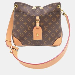 Louis Vuitton Odeon NM PM Brown Monogram Canvas Shoulder Bag, Tote Handbags - Luxury Closet catalog