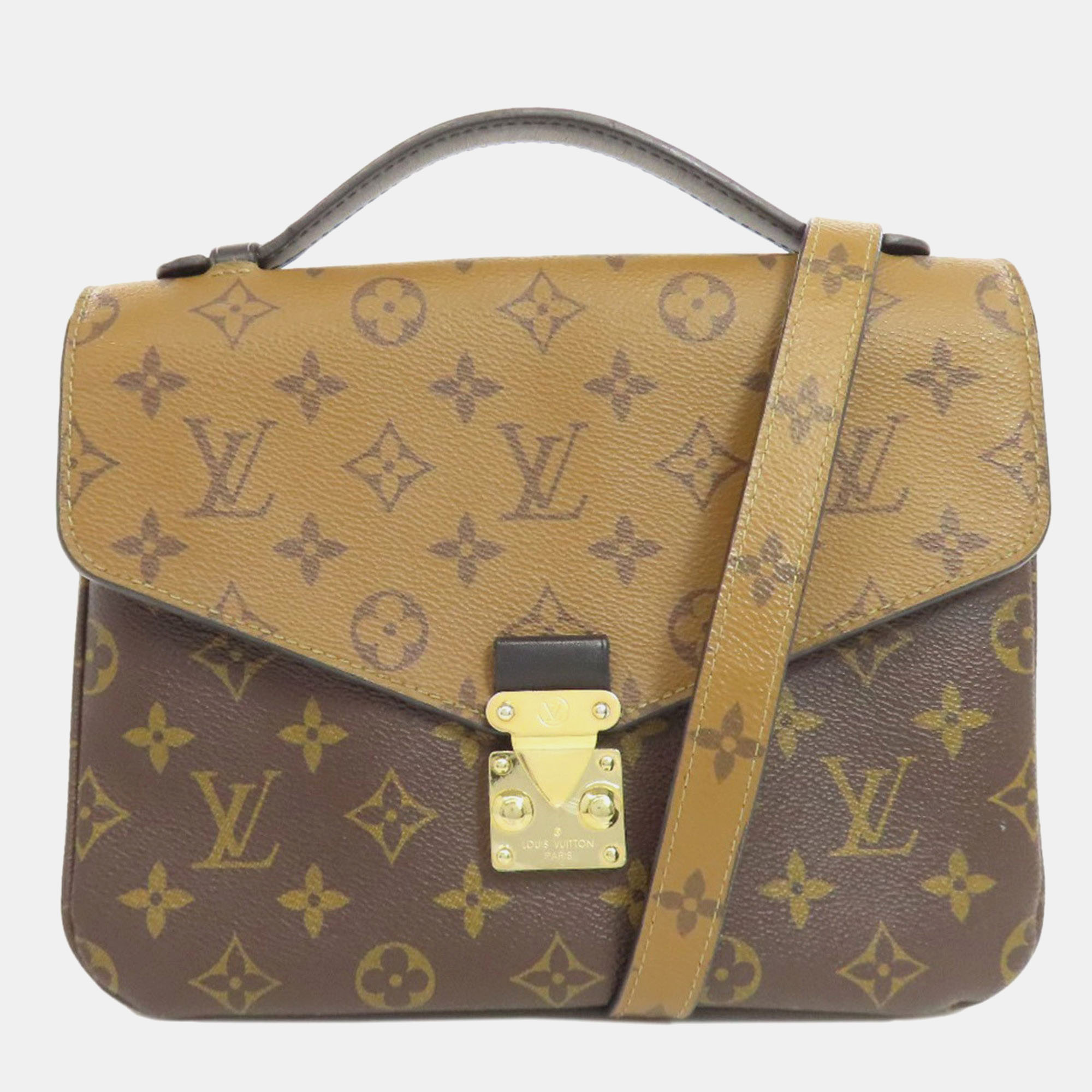Louis Vuitton Pochette Metis Brown Monogram Reverse Canvas Shoulder Bag, Handbags - Luxury Closet catalog