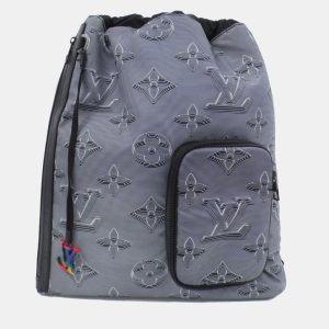 Louis Vuitton Drawstring Black Canvas Rucksack, Backpacks - Luxury Closet catalog