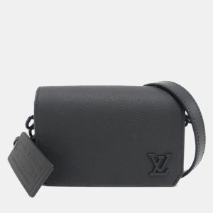 Louis Vuitton Aerogram Black Leather Shoulder Bag, Wallets & Money Clips - Luxury Closet catalog