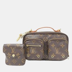Louis Vuitton Utility Brown Monogram Canvas Crossbody Bag, Handbags - Luxury Closet catalog