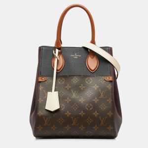 Louis Vuitton Fold Tote Brown Coated Canvas Monogram Tote Bag, Tote Handbags - Luxury Closet catalog