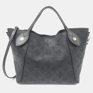 Louis Vuitton Hina PM Black Mahina Leather Tote Bag, Satchels - Luxury Closet catalog